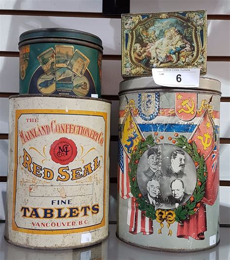 valuable antique tins